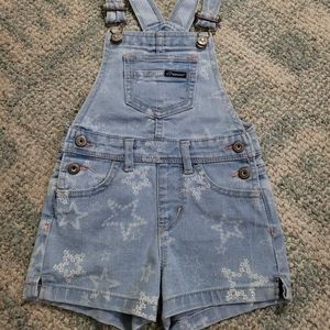 Barely worn girls star bibs